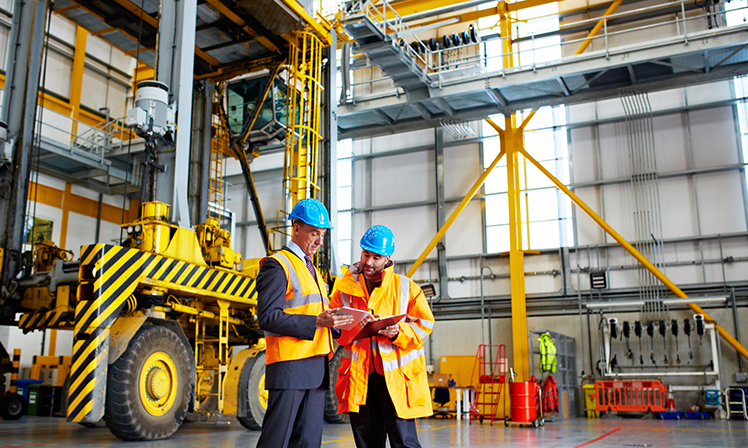 construction courier services site building